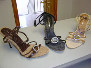 Sandalias de tason lino/coco # 20578